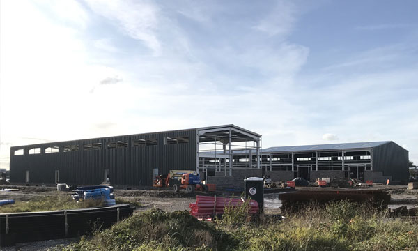 Construction Outside Back View