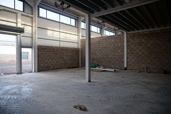 Construction Inside Ground Level View