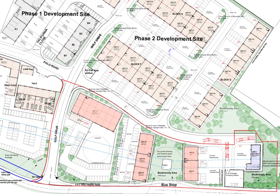 Morecambe site plan